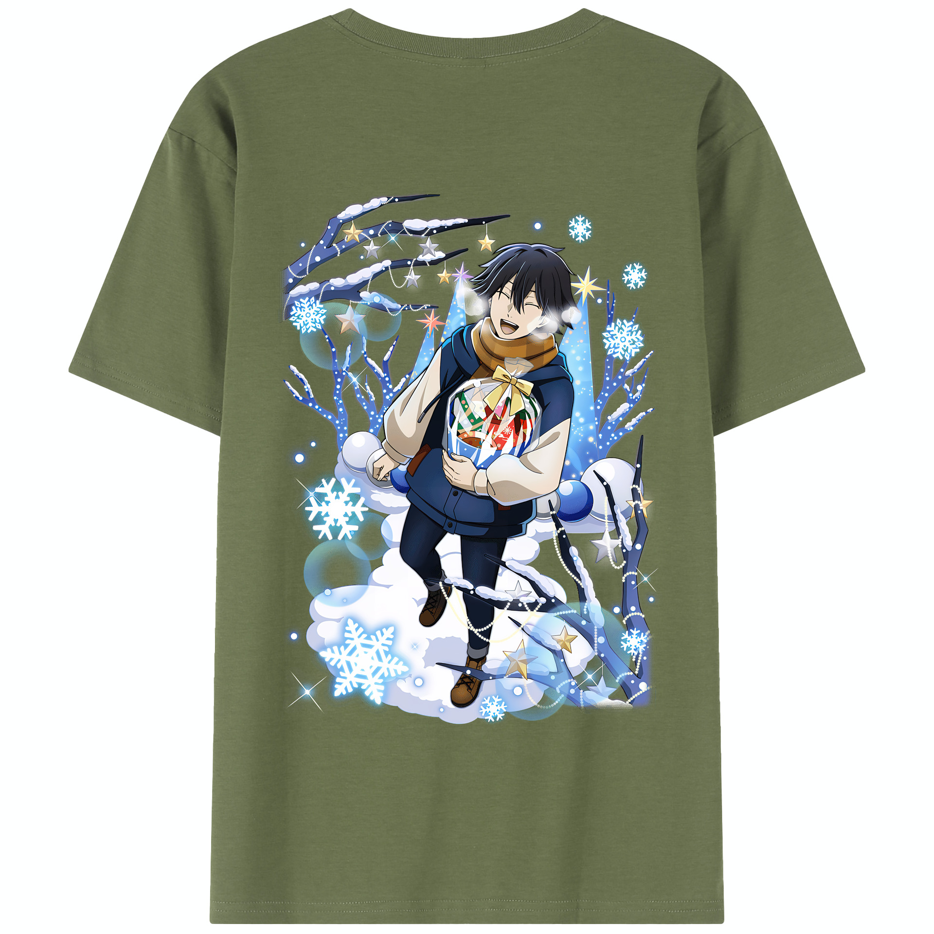 （画像用） 文豪ストレイドッグス Bungo Stray Dogs 綿100％半袖Tシャツ（背面プリント）